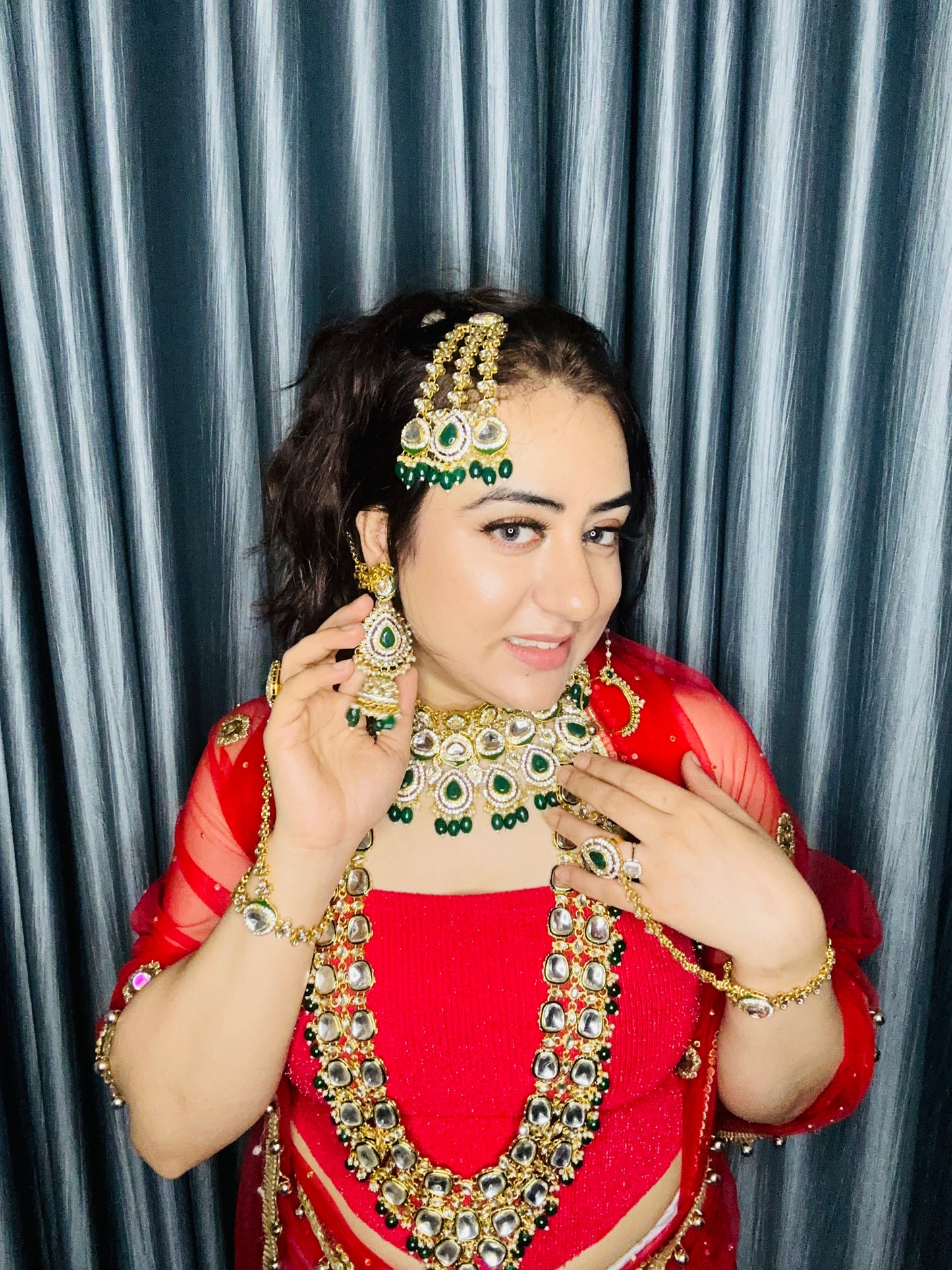 Bano kundan bridal set