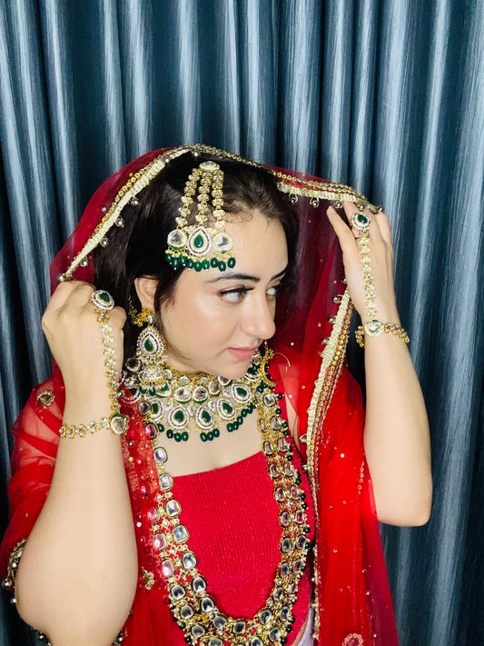 Bano kundan bridal set
