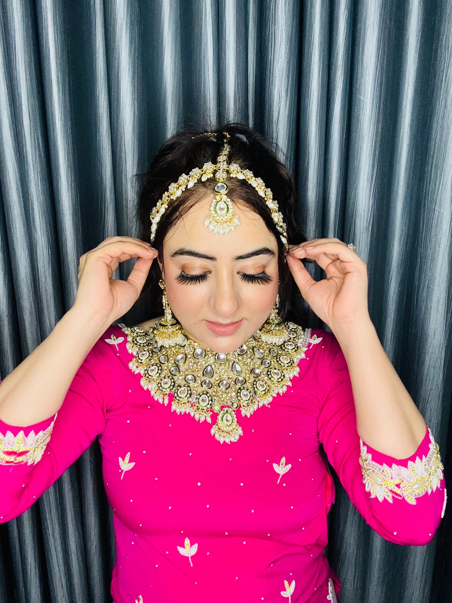 Chamak Semi bridal set