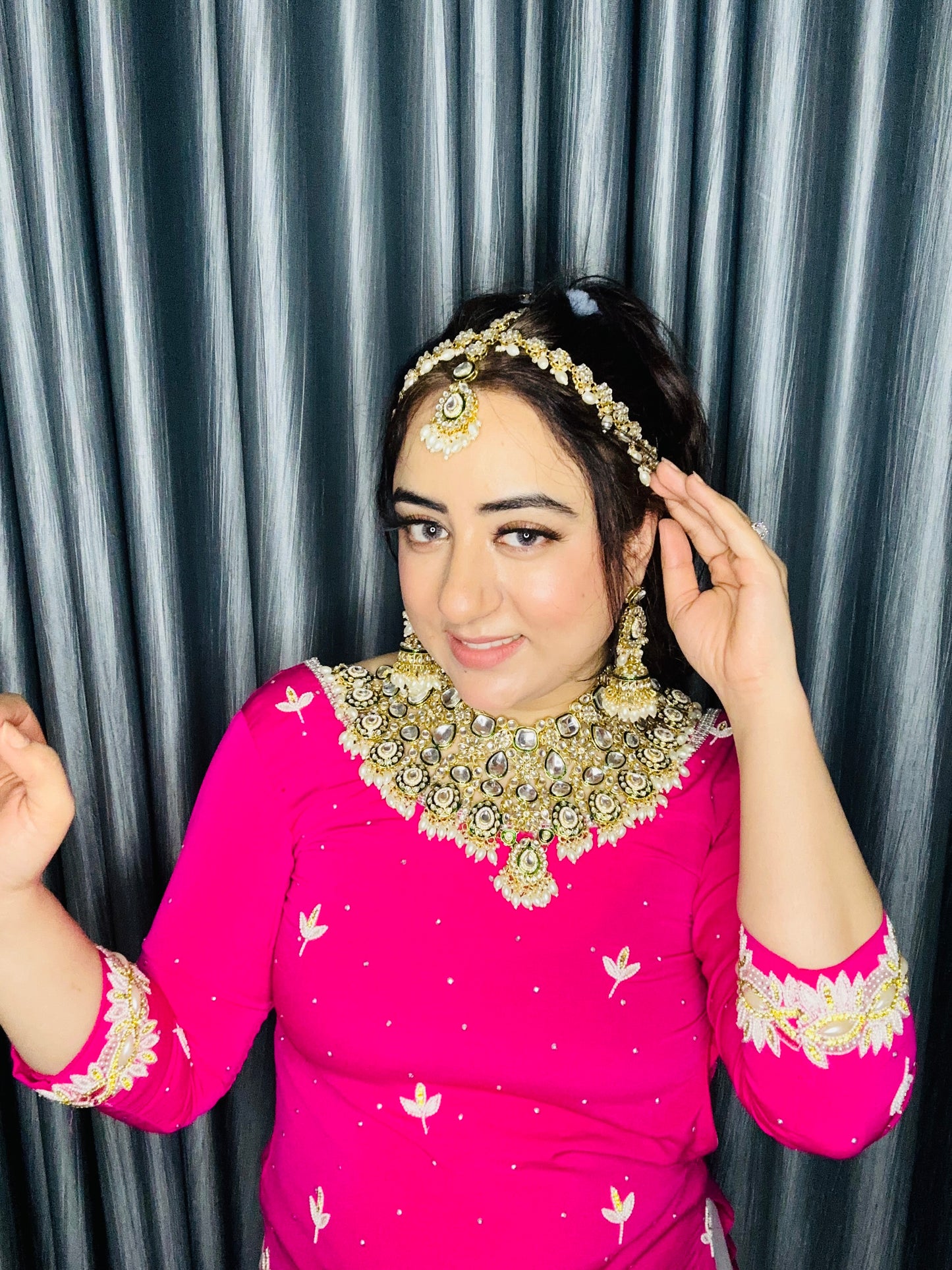 Chamak Semi bridal set