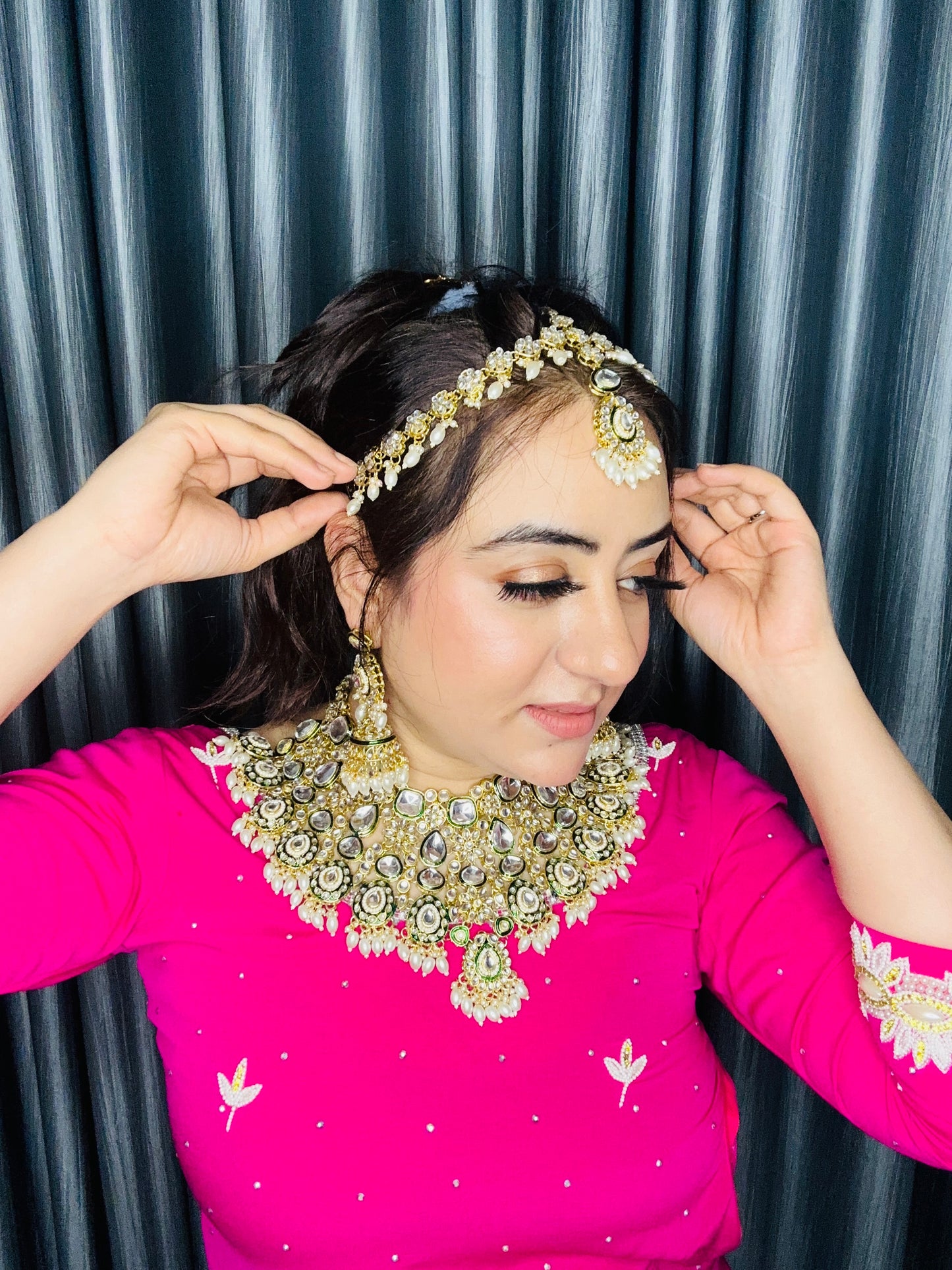 Chamak Semi bridal set