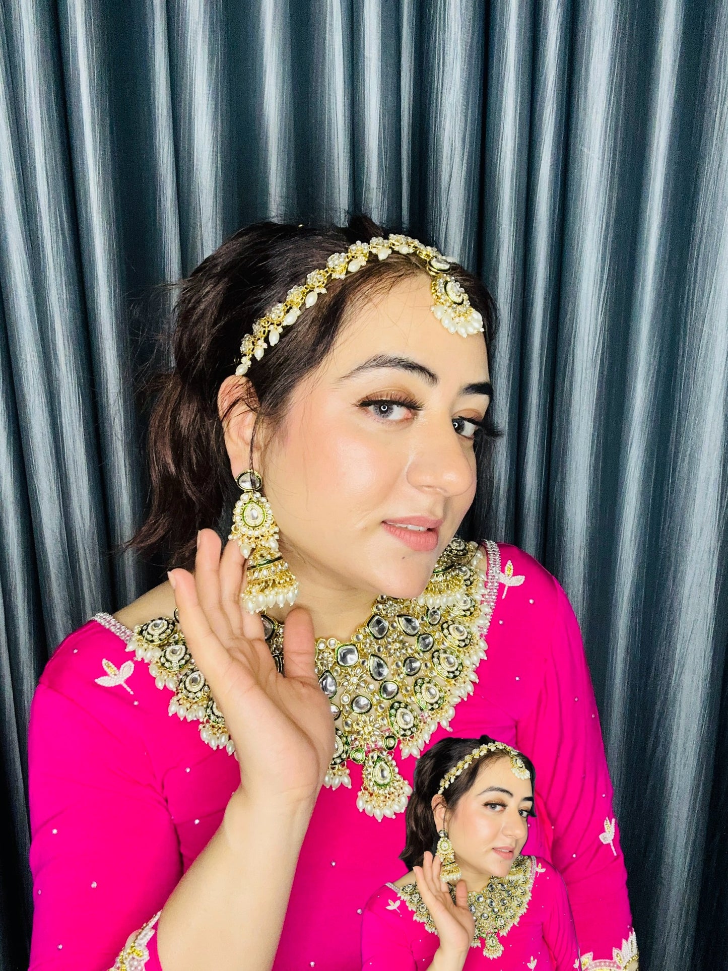 Chamak Semi bridal set